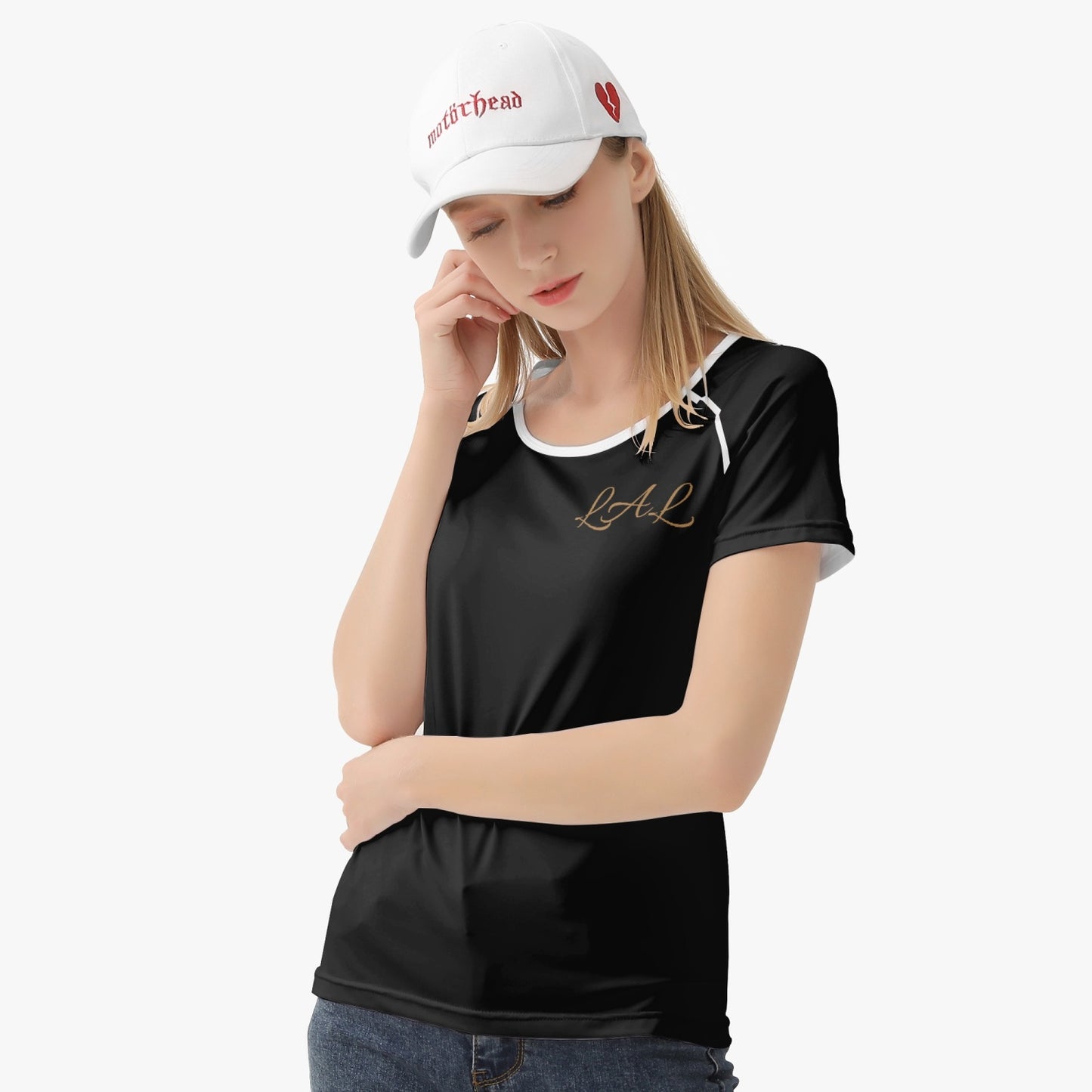 tee-shirt AOP femme LAL Dorée