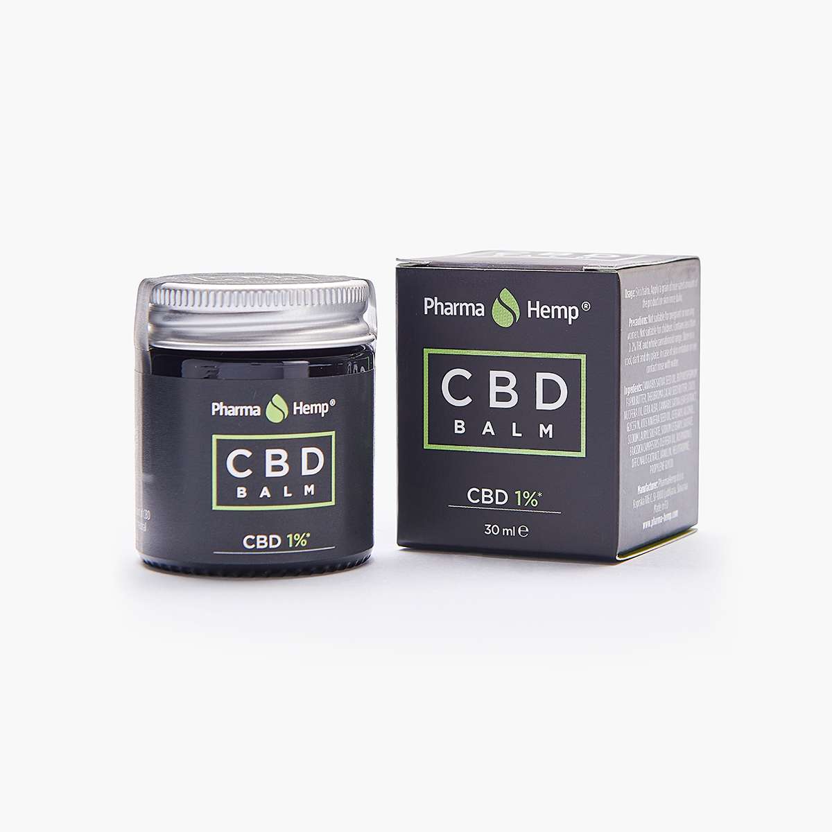 Pharma Hemp Baume CBD 1%, 2% et 3% - 1% 300 mg de CBD - 30 ml