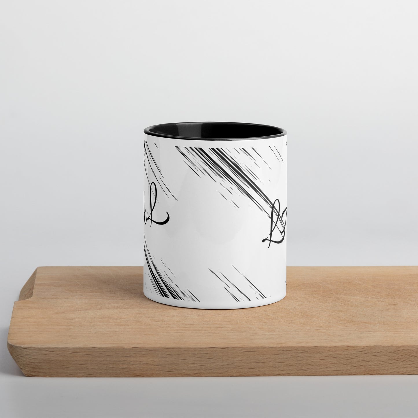 Mug à Intérieur Coloré LAL noir