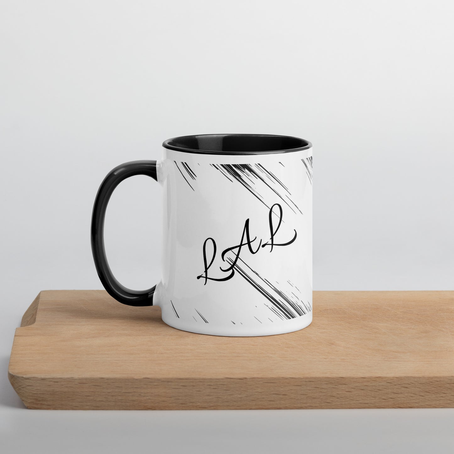 Mug à Intérieur Coloré LAL noir