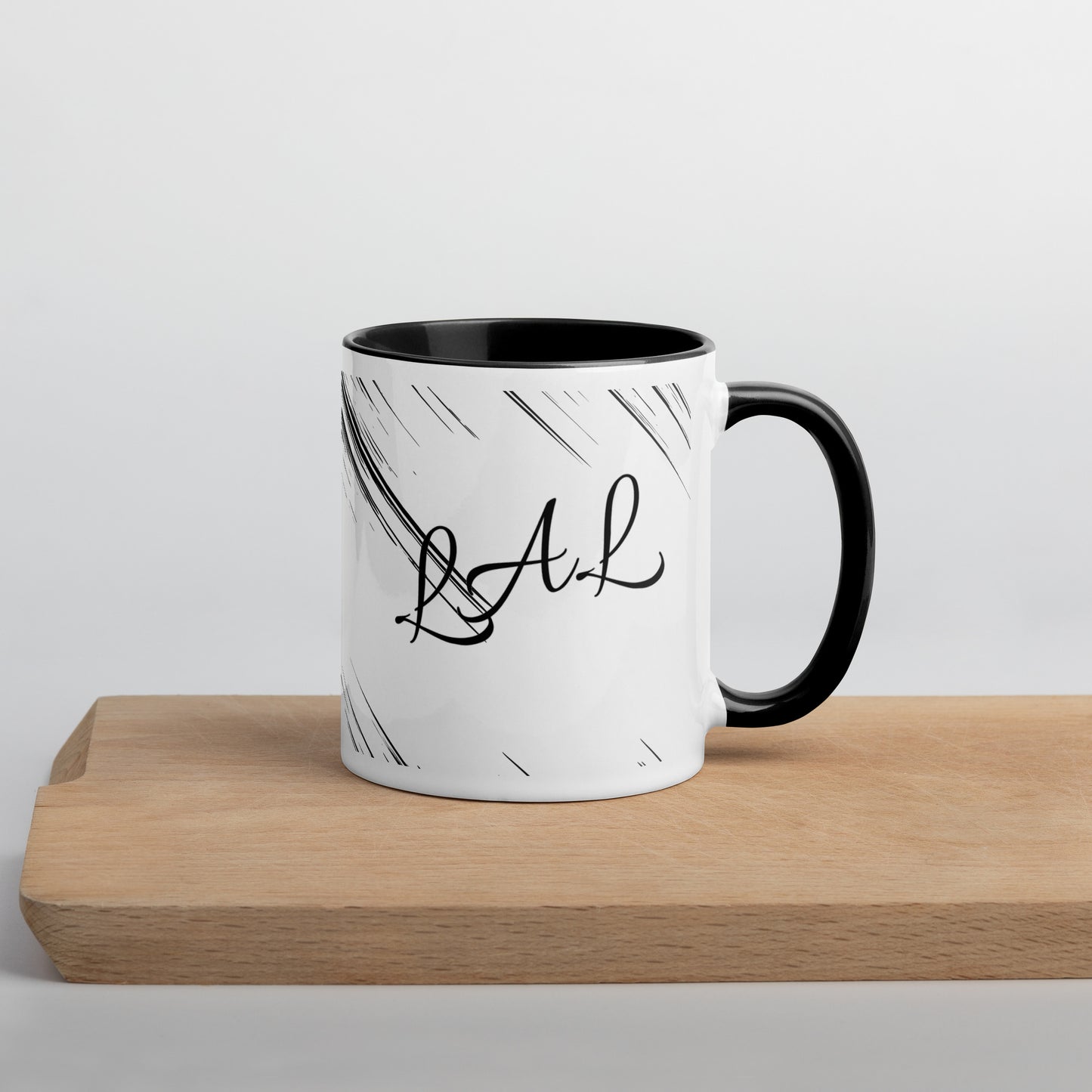 Mug à Intérieur Coloré LAL noir