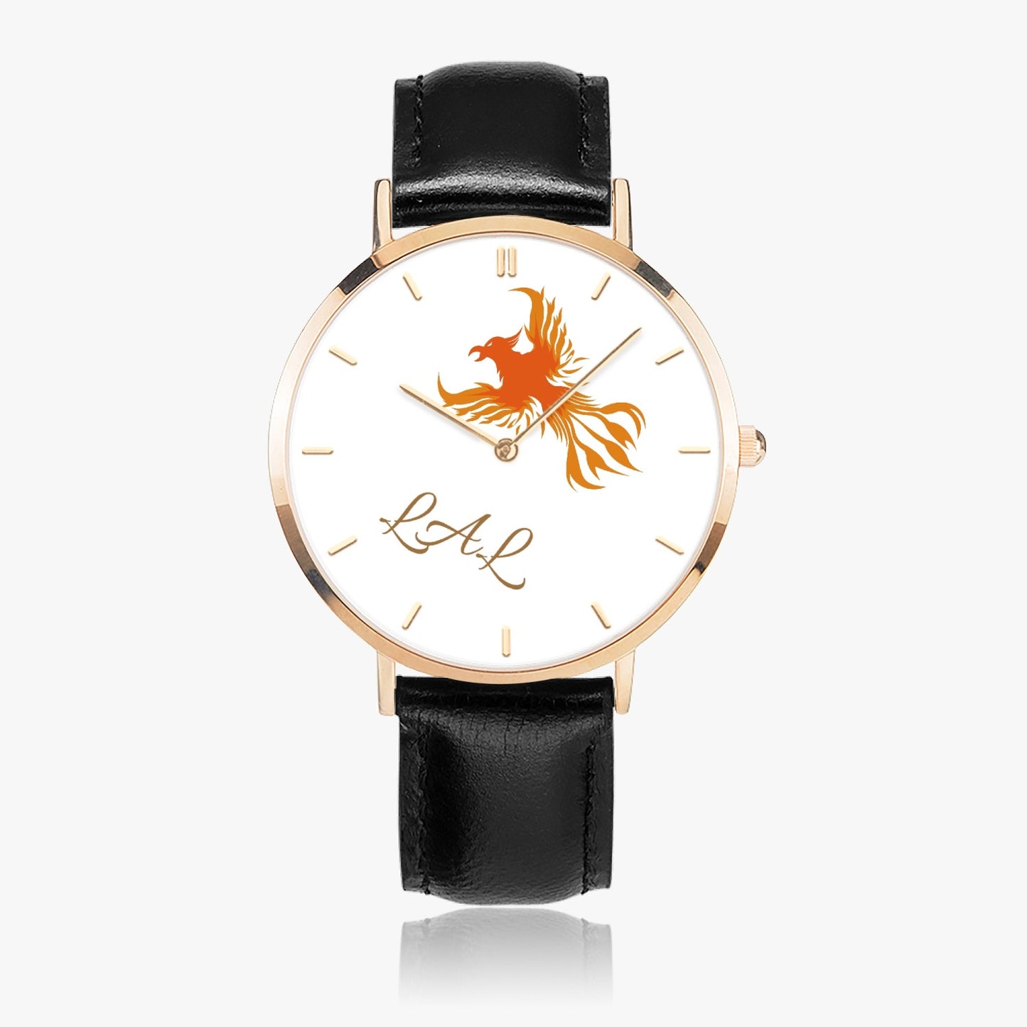 montre a quartz avec bracelet cuir LAL Phoenix