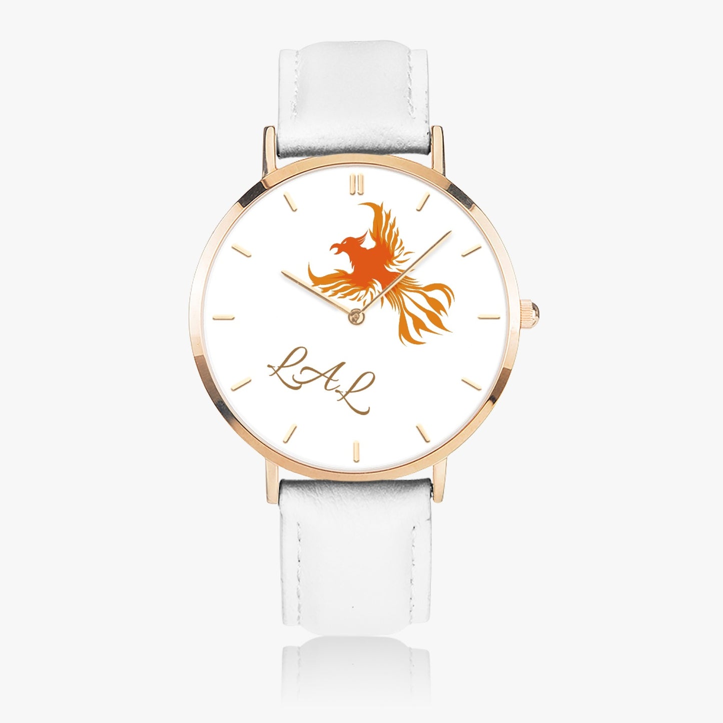 montre a quartz avec bracelet cuir LAL Phoenix