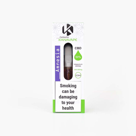 Kanavape Cartouche Vape 0.5 ml CBD 50% - Amnesia