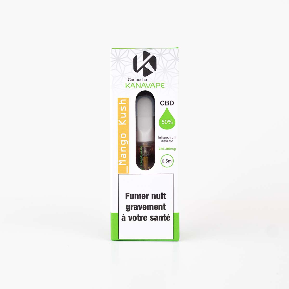 Kanavape Cartouche Vape 0.5 ml CBD 50% - Mango Kush