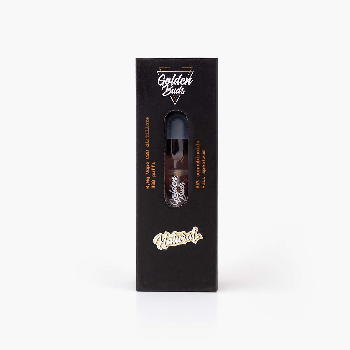 GoldenBuds Cartouche Vape 0.5ml CBD 85% - Naturel