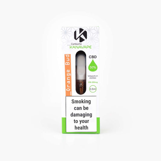 Kanavape Cartouche Vape 0.5 ml CBD 50% - Orange Bud