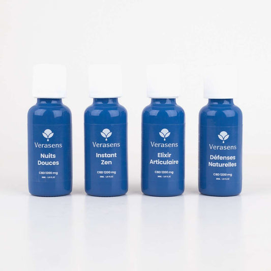 Pack d’huiles de CBD et de plantes